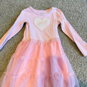 The Children's Place Pink Heart Dress